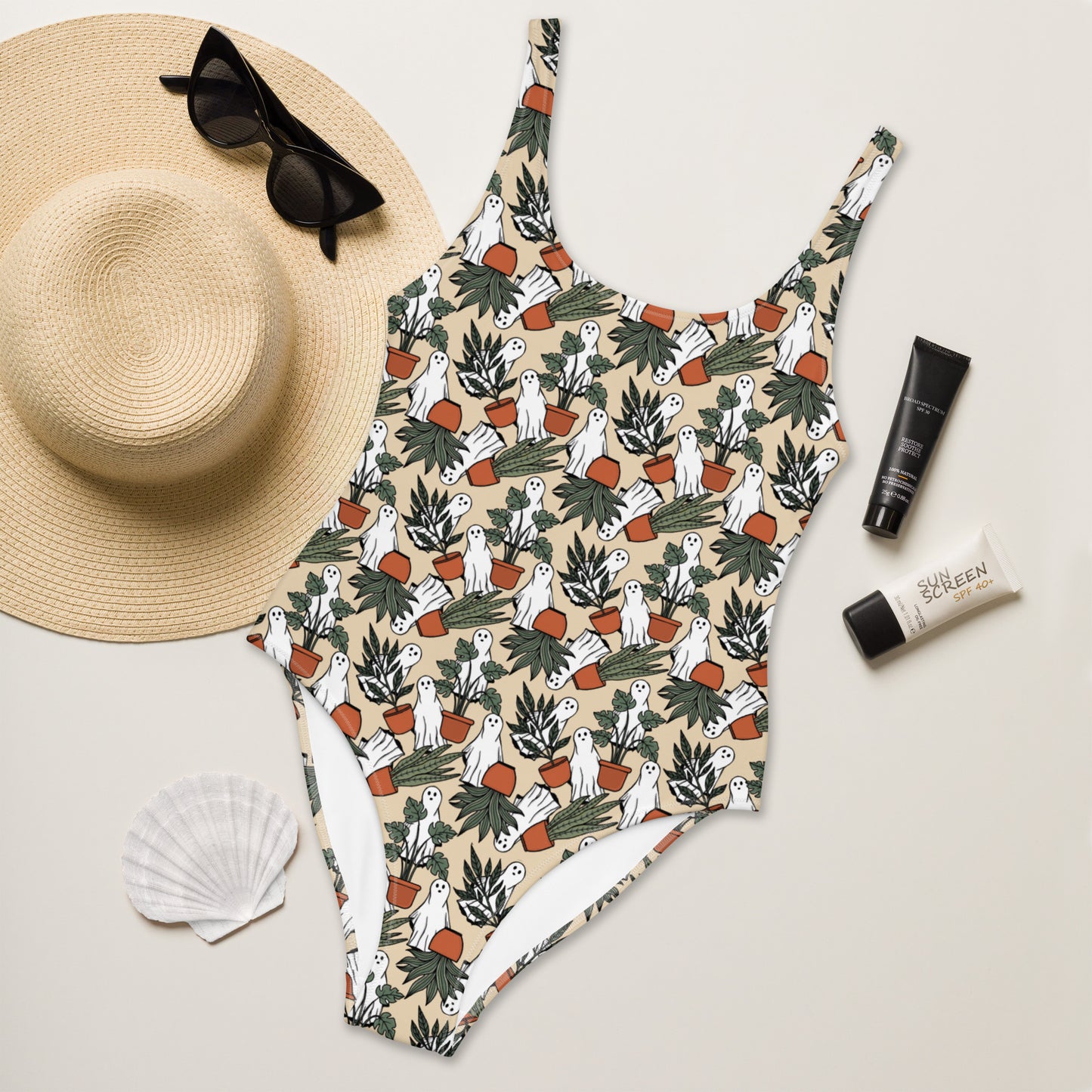 Haunted Plant One-Piece Swimsuit