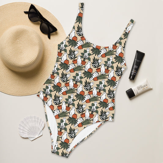 Haunted Plant One-Piece Swimsuit