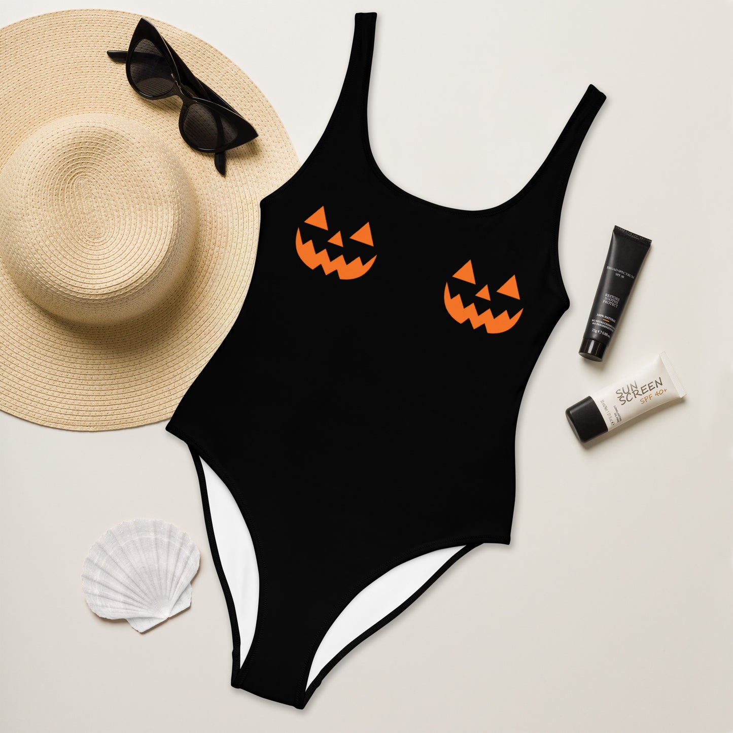 Jack-O-Lanterns One-Piece Swimsuit