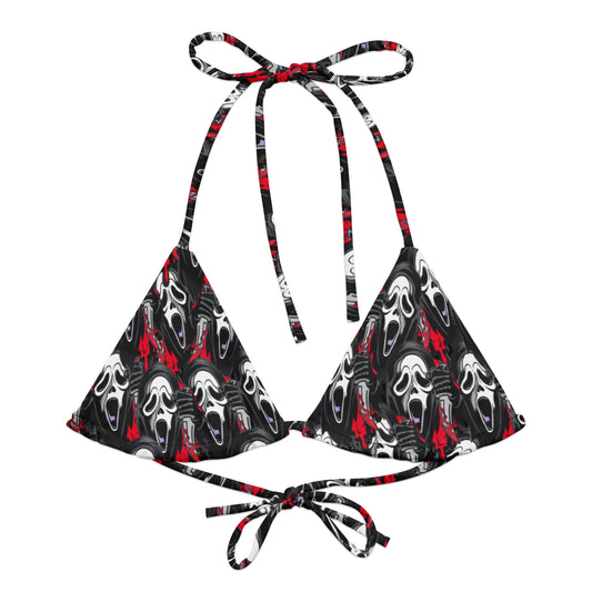 Scream inspired string bikini top