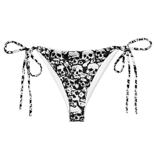 Skull string bikini bottom