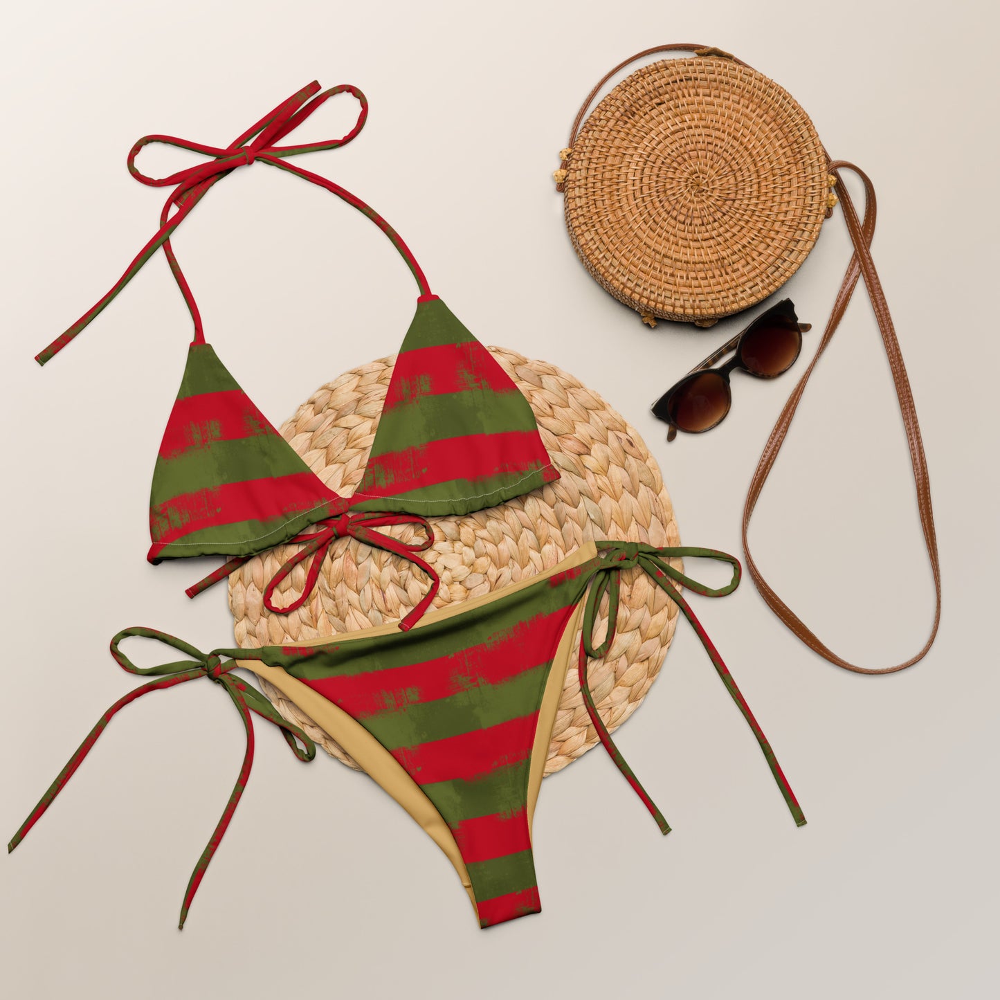Freddy Krueger Inspired string bikini