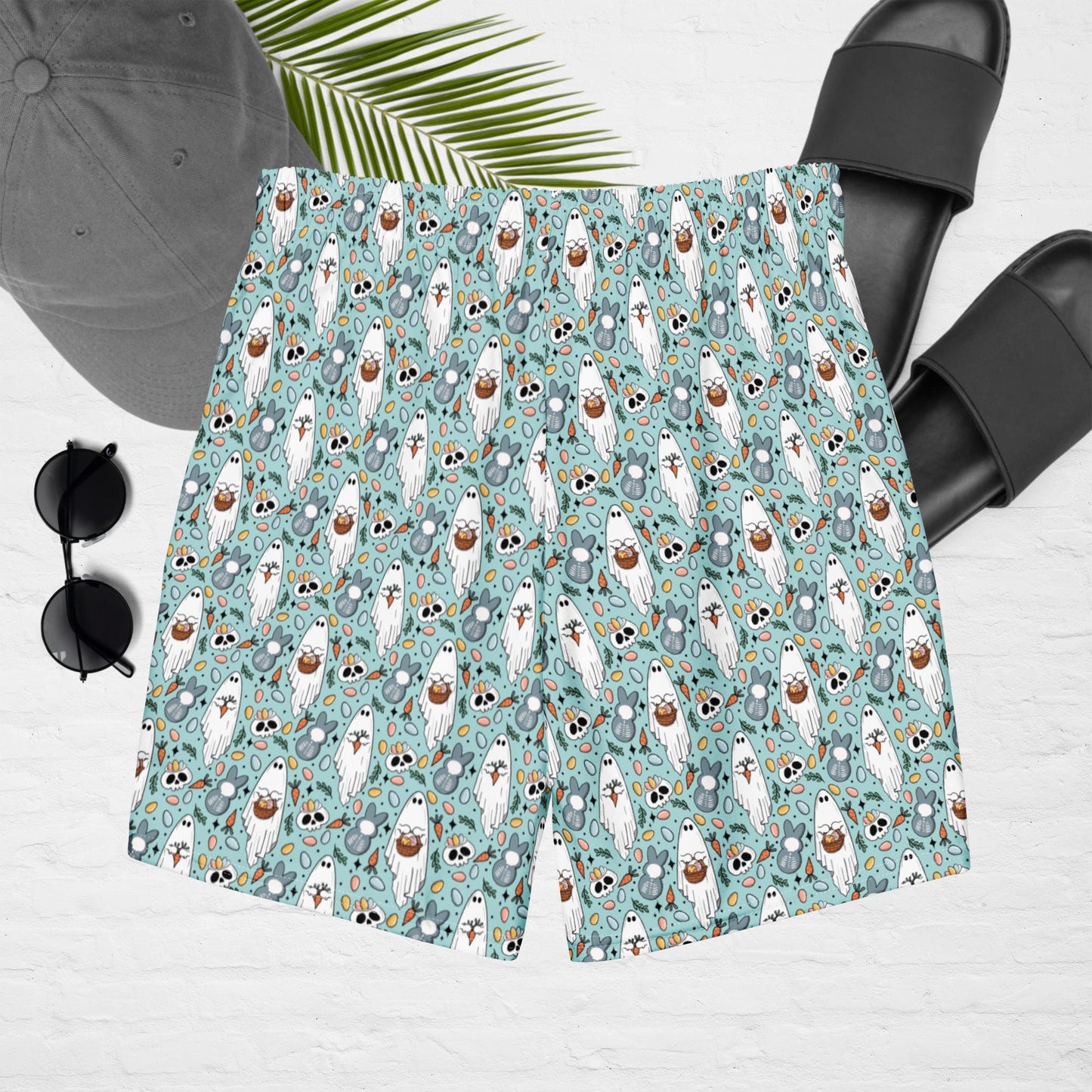 Spooky Easter Ghosts swim trunks