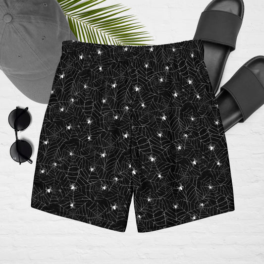 Spiders and Webs Men's swim trunks