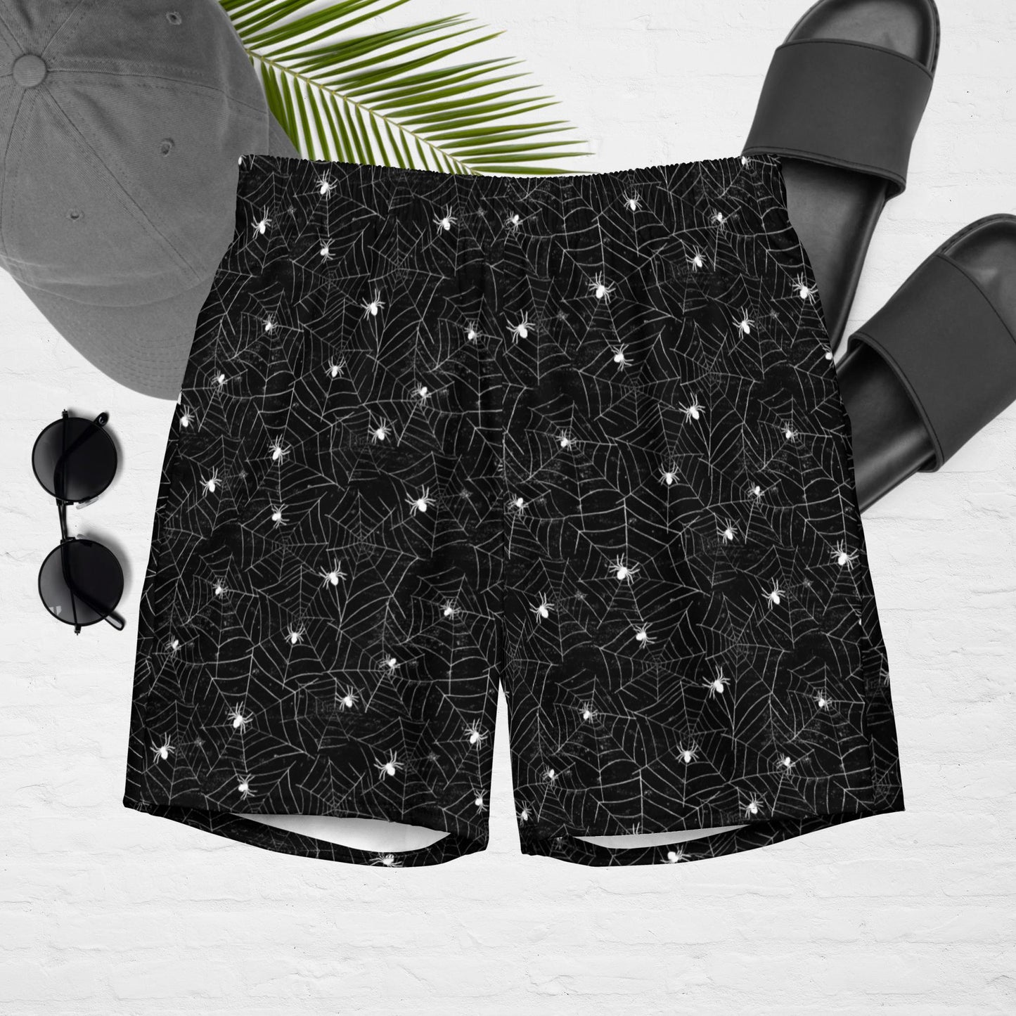 Spiders and Webs Men's swim trunks
