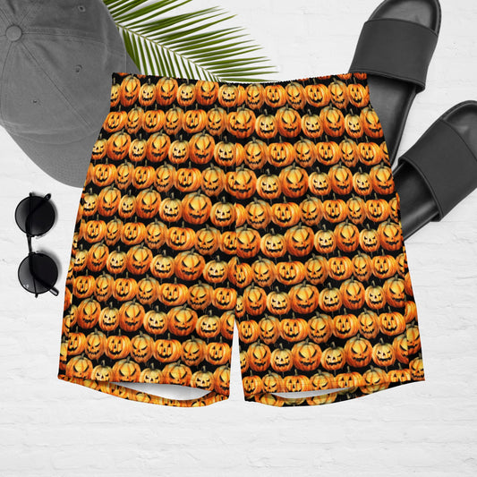 Spooky Jack-O-Lantern Men's swim trunks