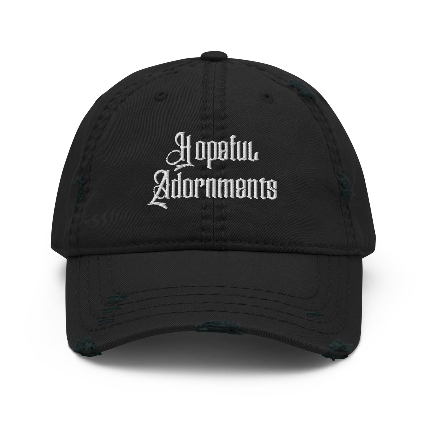 Hopeful Adornments Distressed Hat