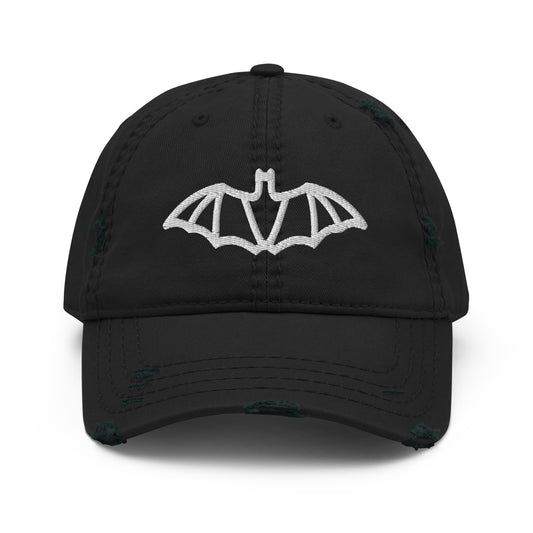 Bat Distressed Hat