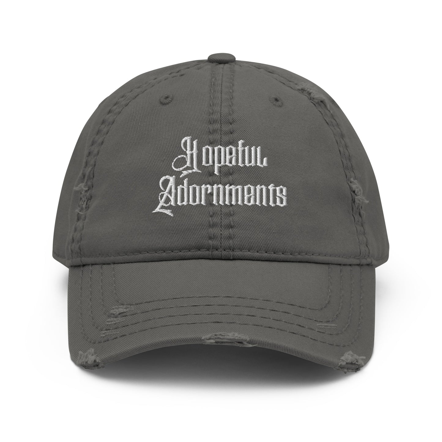 Hopeful Adornments Distressed Hat