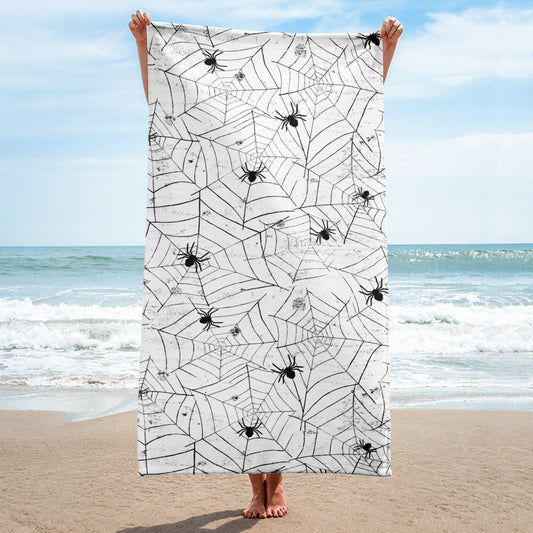 Spiderweb Beach Towel