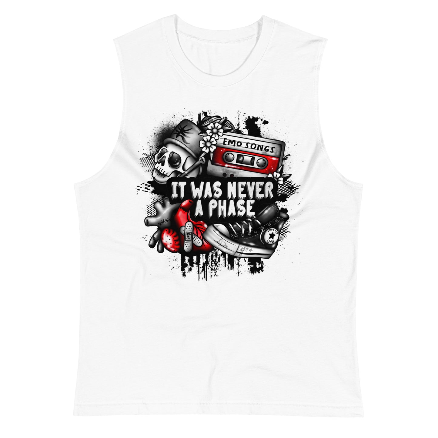 Emo Never Dies Muscle Shirt