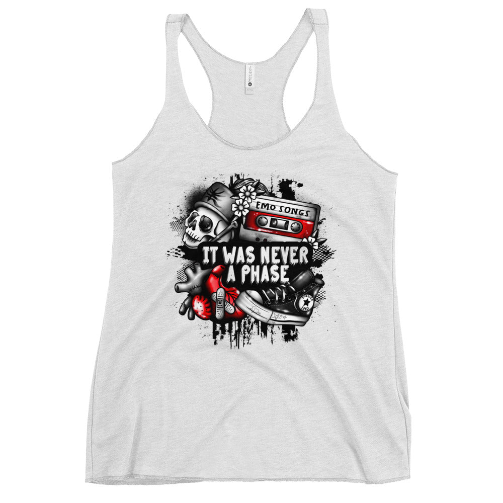 Emo Never Dies Women's Racerback Tank