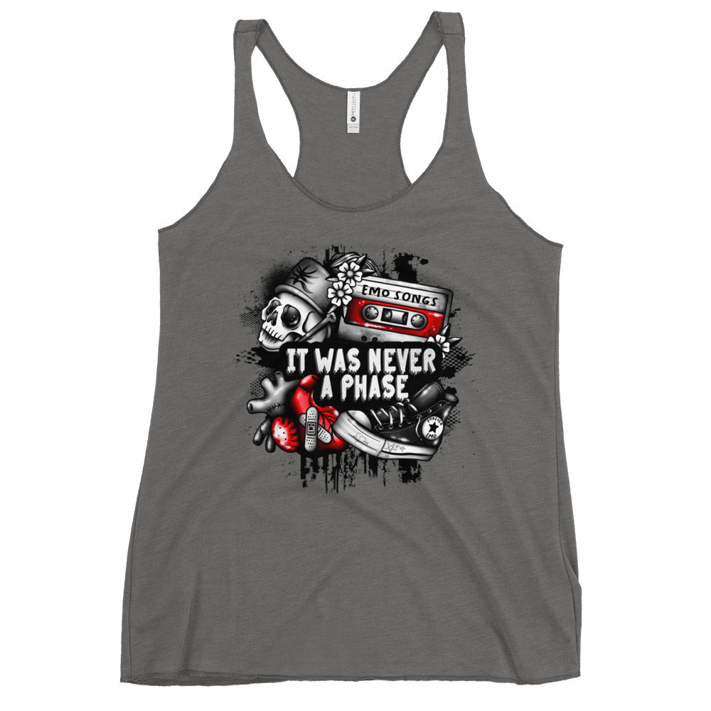 Emo Never Dies Women's Racerback Tank