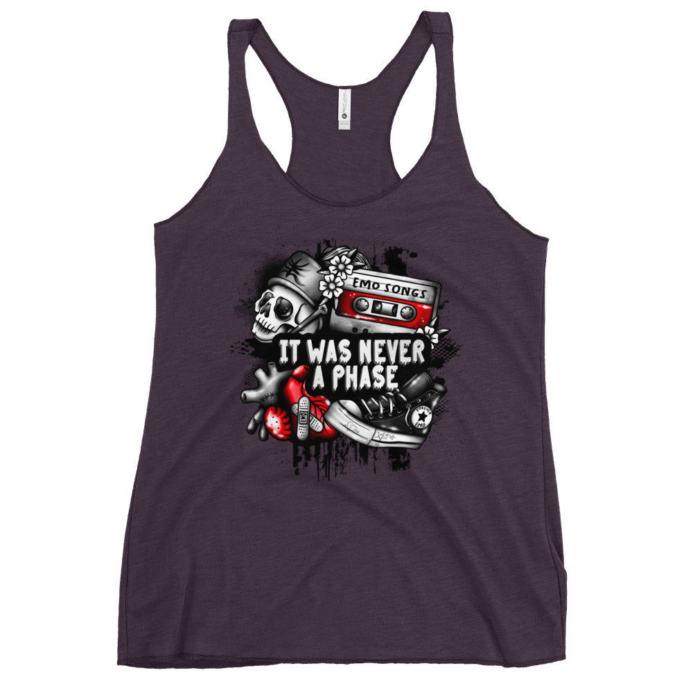 Emo Never Dies Women's Racerback Tank