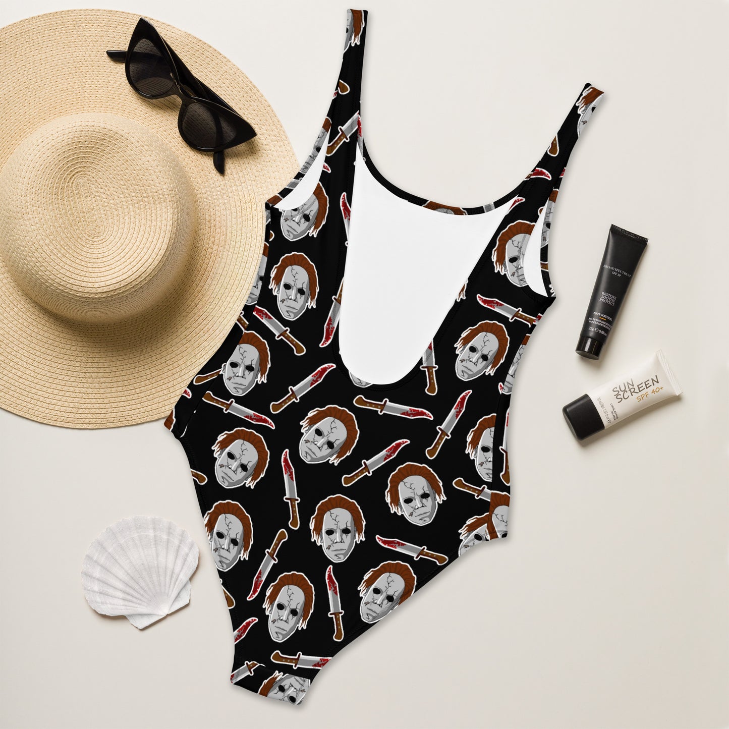 Michael Myers Inspired One-Piece Swimsuit