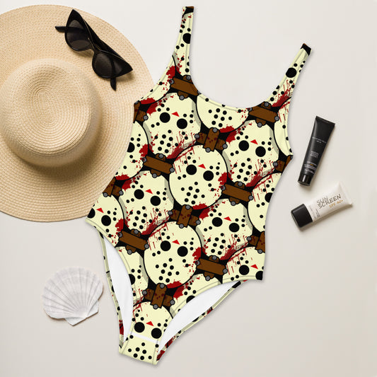 Friday The 13th Jason Inspired One-Piece Swimsuit