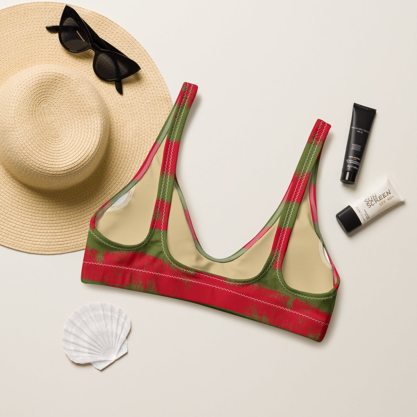 Freddy Krueger Inspired padded bikini top