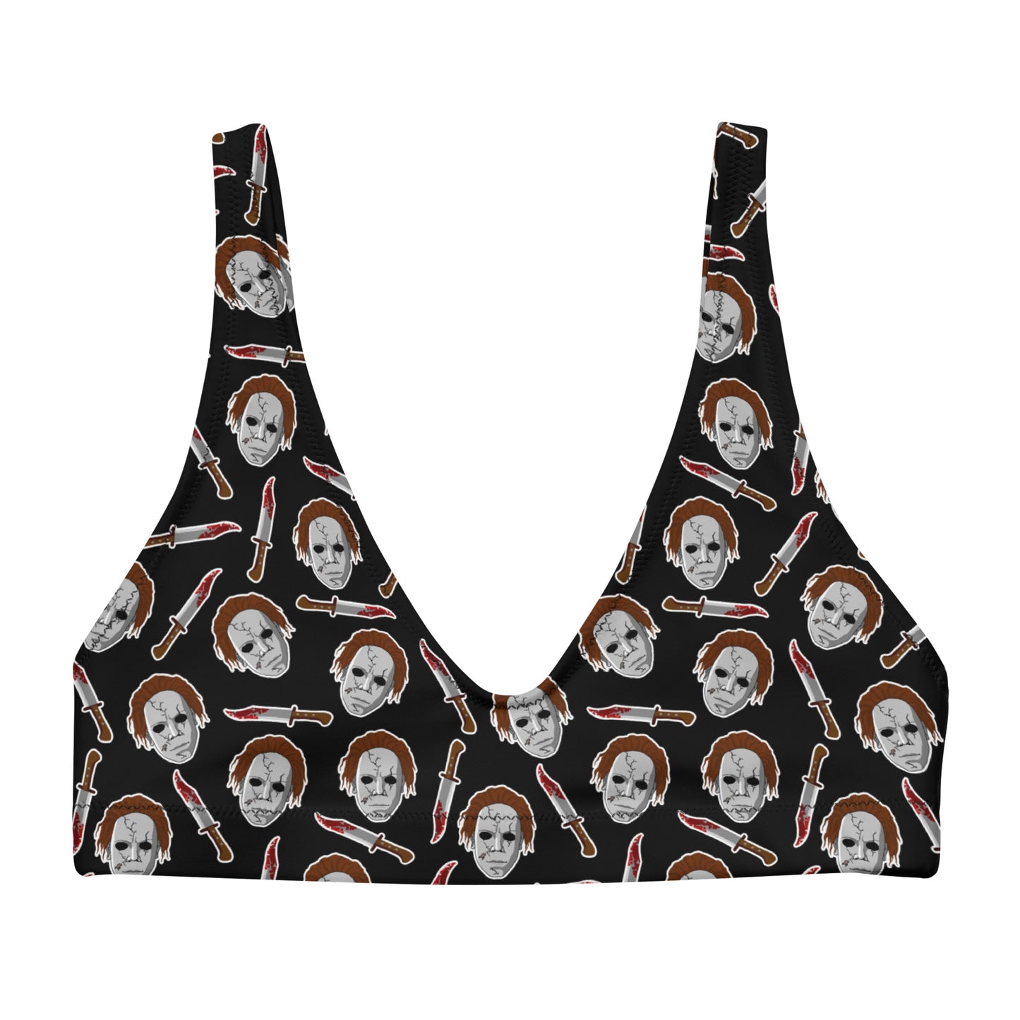 Michael Myers Inspired padded bikini top