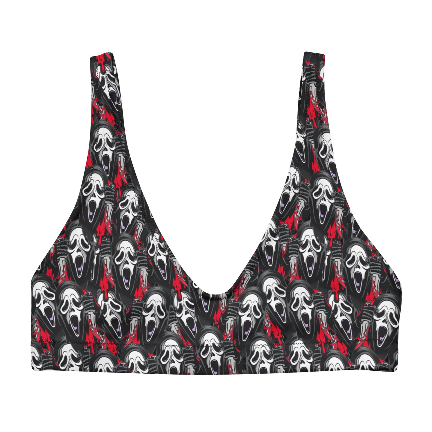 Scream Inspired padded bikini top