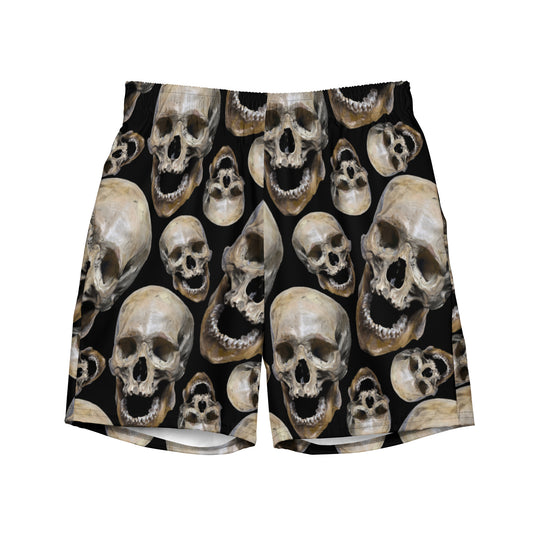 Skull swim trunks